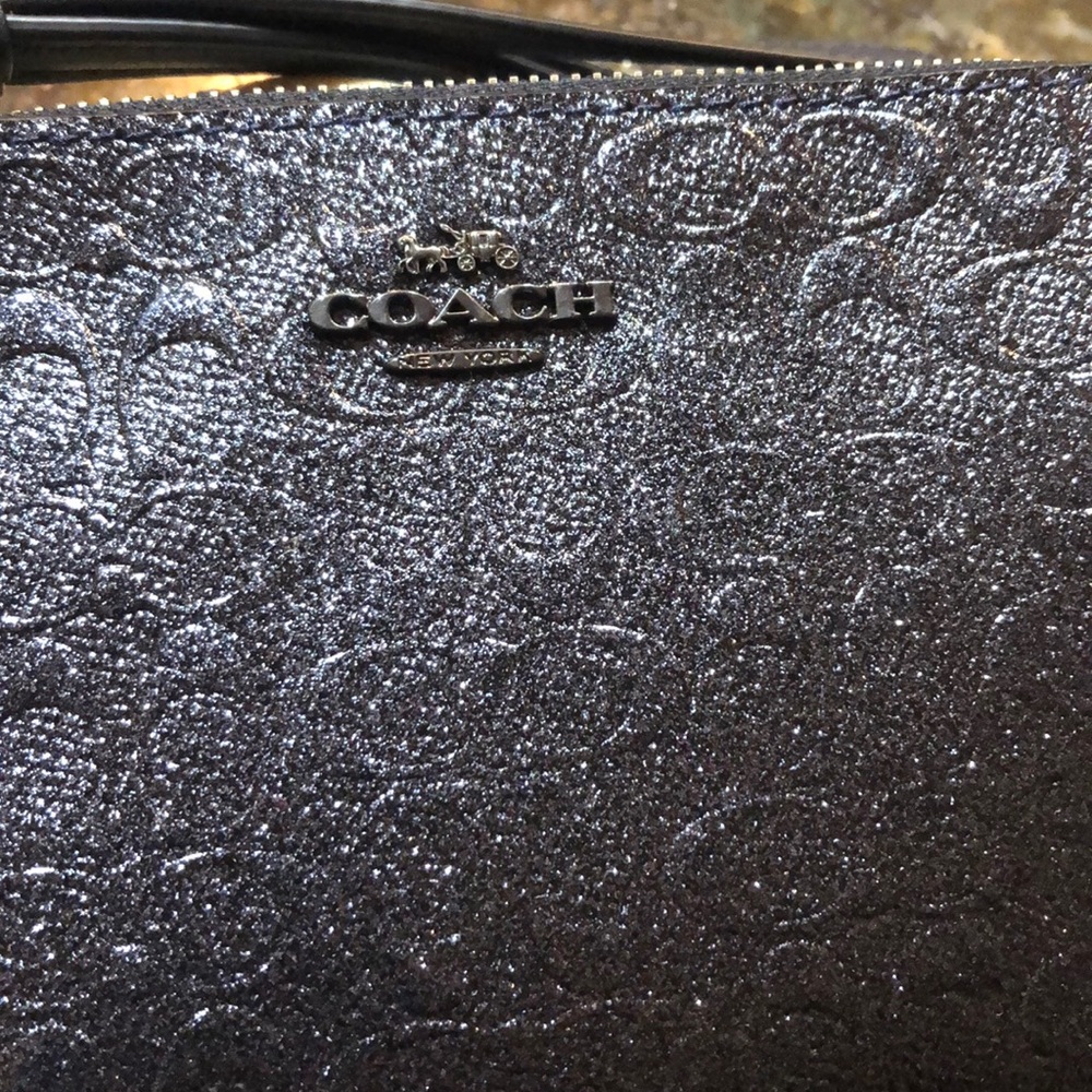 Coach signature wristlet NWT